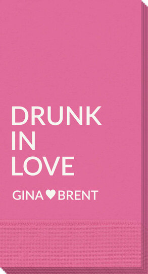 Drunk In Love Guest Towels